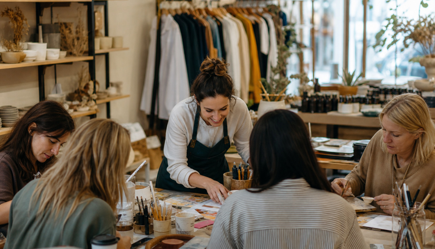 Ateliers créatifs : le nouvel eldorado des boutiques indépendantes